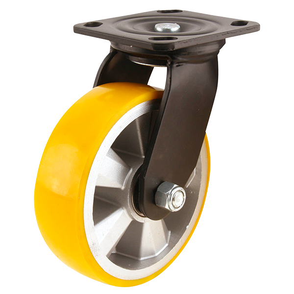 PU On Aluminum Medium Duty Caster C513-UA