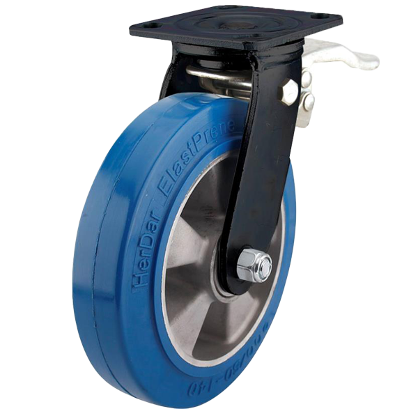 Medium/Heavy Duty, High Elastic PU Caster on Aluminum Core C513-EMA