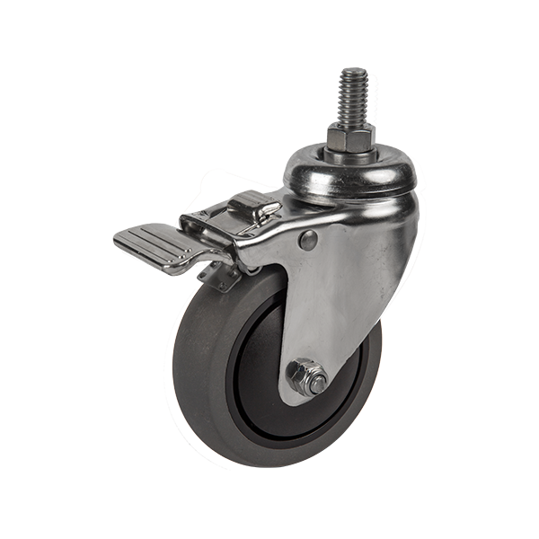 Conductive Stainless Steel Core Rubber Caster