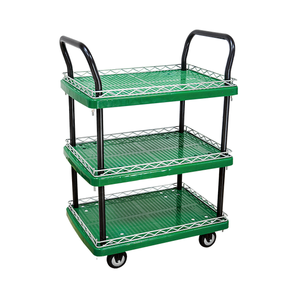 Universal Type Dual Handle Platform Truck (triple deck)