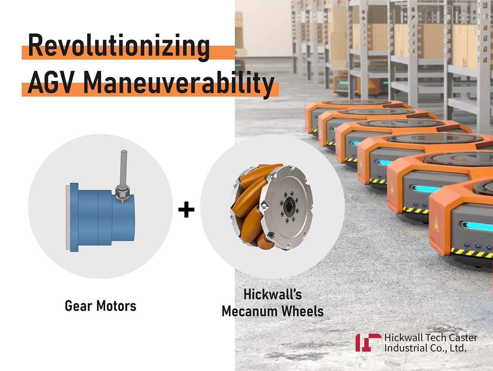 減速機馬達與麥克納姆輪的完美結合 顛覆AGV機動性