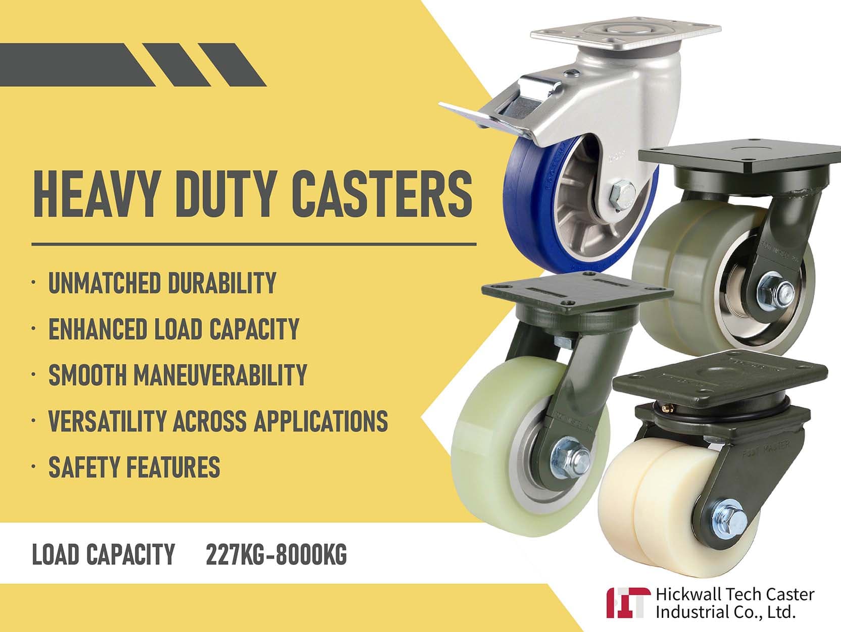 工業重型腳輪：堅固耐用的腳輪