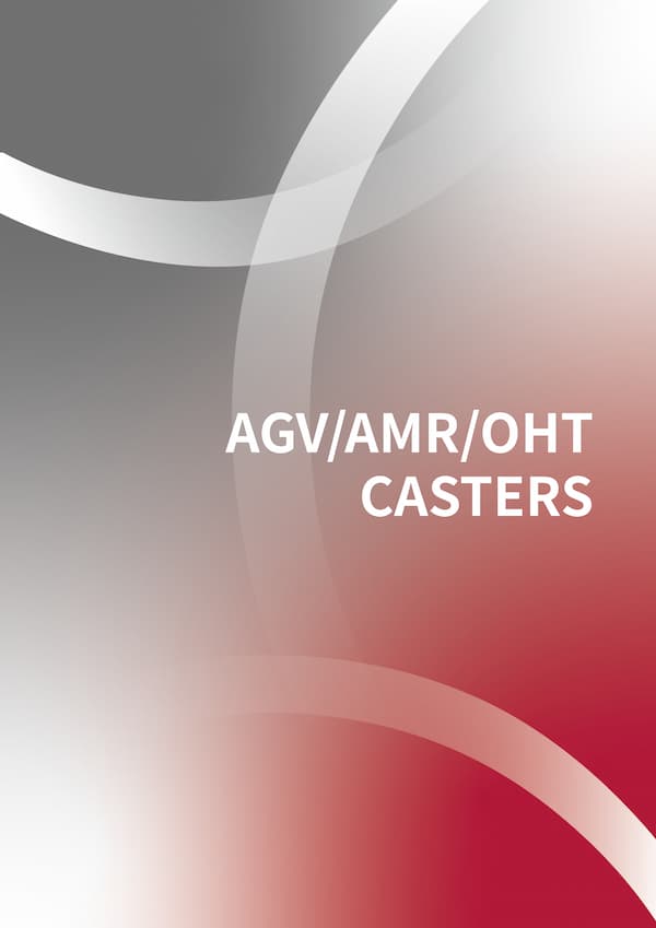 AGV/RGV/AMR/OHT CASTERS